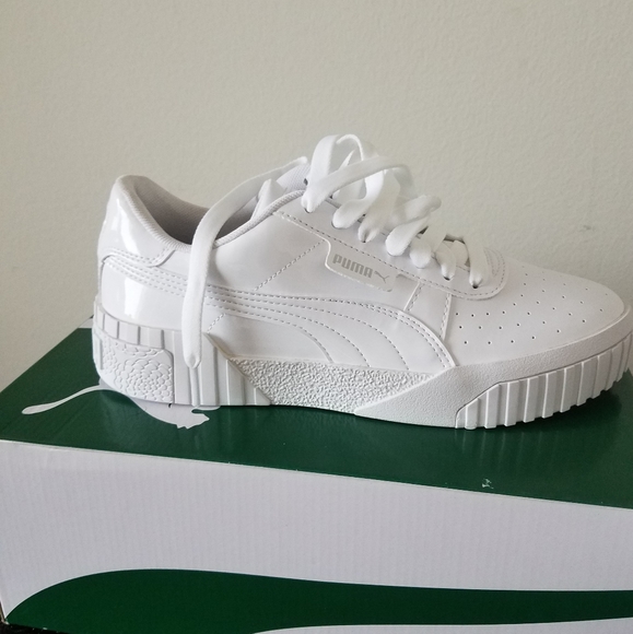 puma cali all white